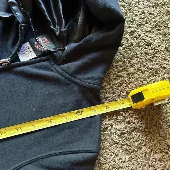 Harley Davidson Motorcycles Y2K Red Sequin Jacket - Picture 11 of 12